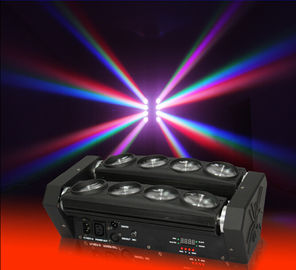 Кри 8pcs 10w вел освещение диско светлого этапа луча спайдера Moving головное