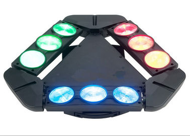 Головное освещение 9 луча спайдера DMX512 100w Moving возглавляет AC 110-240V 50-60HZ светов
