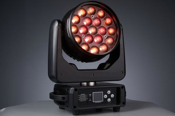19LEDs Zoom LED Движущийся фонарь для ночного клуба Концерт музыкальная вечеринка
