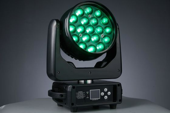 19LEDs Zoom LED Движущийся фонарь для ночного клуба Концерт музыкальная вечеринка