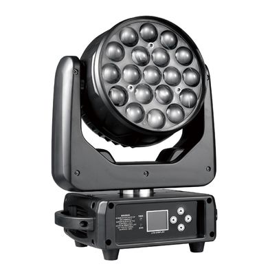 19LEDs Zoom LED Движущийся фонарь для ночного клуба Концерт музыкальная вечеринка