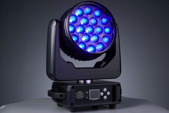 19LEDs Zoom LED Движущийся фонарь для ночного клуба Концерт музыкальная вечеринка