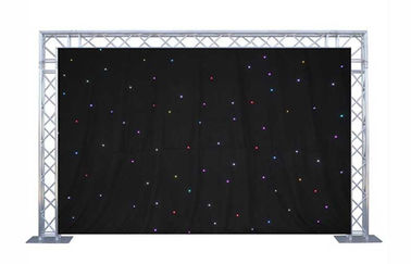 Супер яркий RGB занавес звезды СИД 6 x 4m, ткань занавеса фона для предпосылки этапа