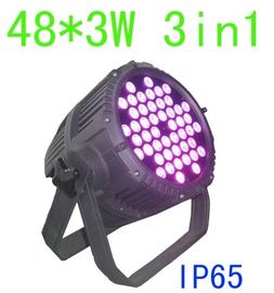 Профессиональное напольное равенство 64 освещения цвета равенства 48 x 3w СИД Multi освещает для освещения случая IP65 свадебного банкета