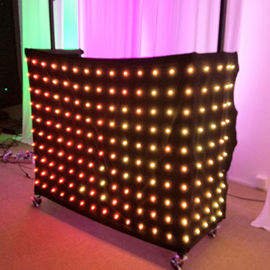 занавес СИД 1 x 2m Rgb 3in1 цветастый видео-, профессиональный занавес света СИД украшения