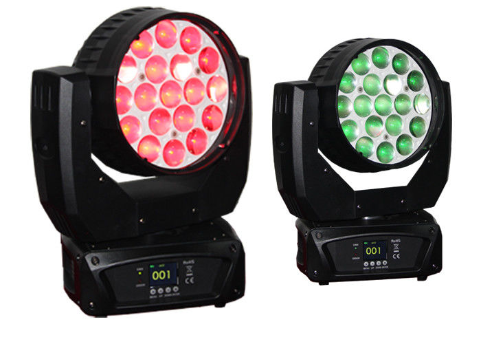 540°Пан 270°Наклон 19 шт 12W RGBW 4in1 LED Движущаяся голова
