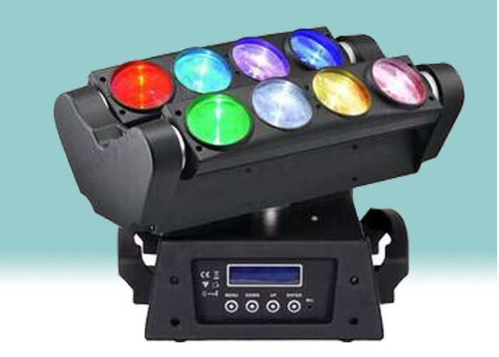 8 глаз 10w Rgbw 4 в 1 свете 14/18/42 ch Dmx 512 СИД Moving головном