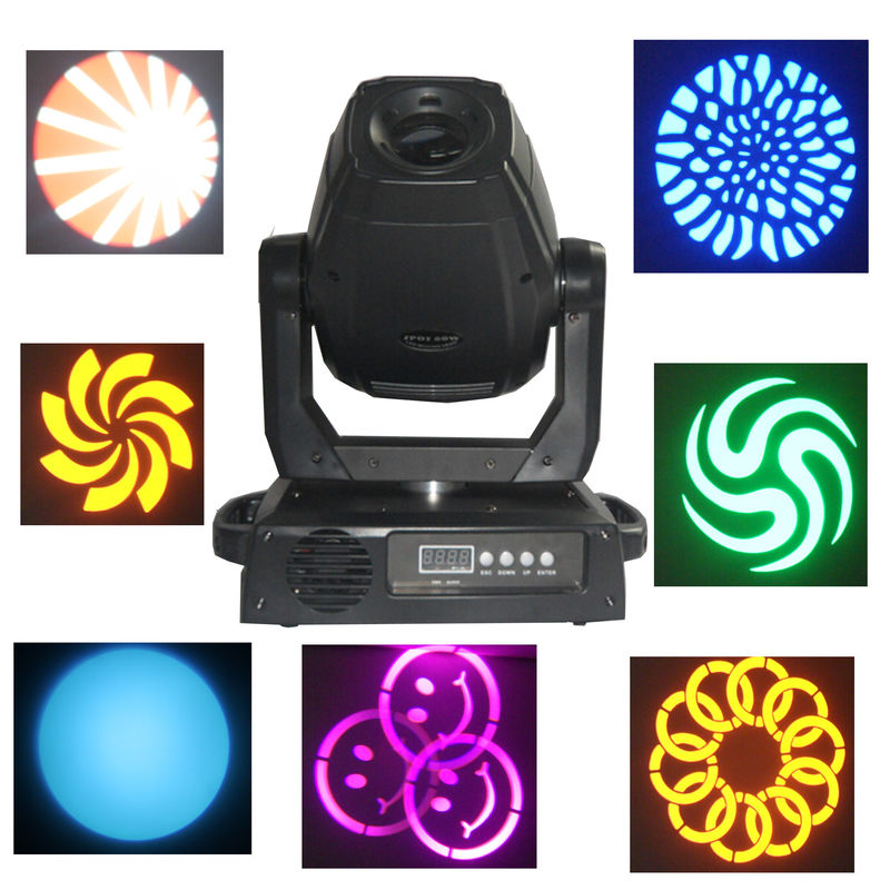 приспособление освещения этапа светлого пятна СИД Gobo 60w/75w Moving головное