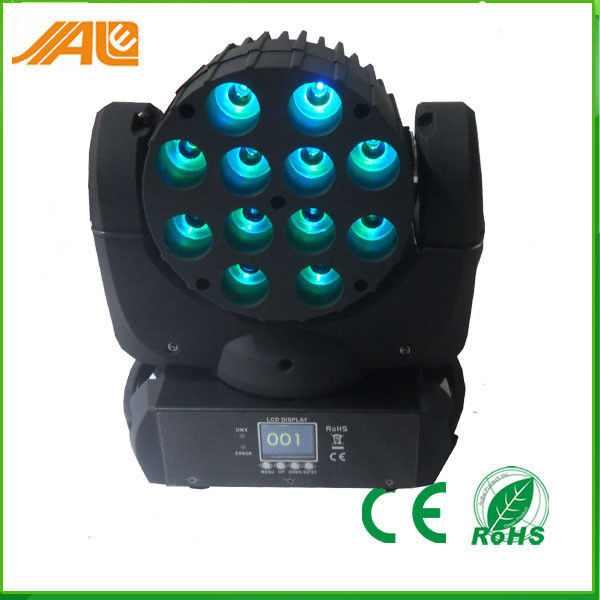 12 x 10w Rgbw 4in1 DJ ставят Moving головным яркость водить мытьем высокую