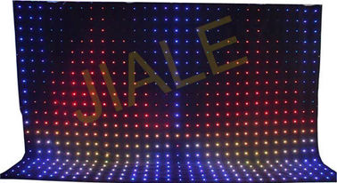 4x6m Rgb 3in1 вели видео- украшение фона занавеса/приспособление этапа